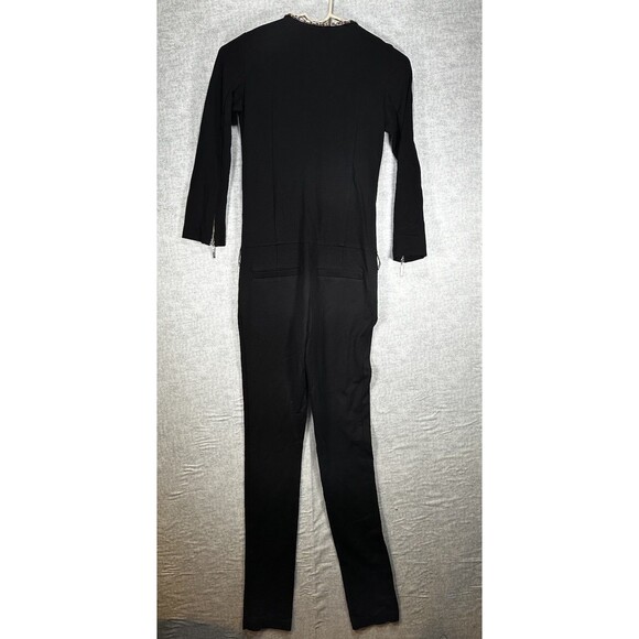 Love Republic Black Jumpsuit Women’s size XS/S straight leg 32” inseam Zippers - Picture 9 of 9